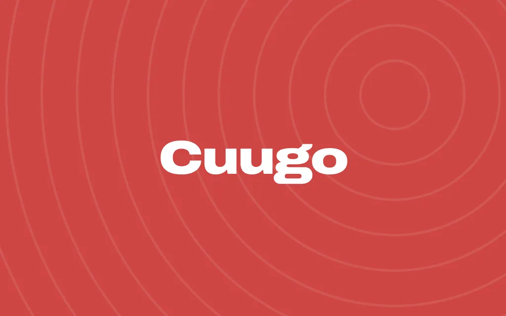 Cuugo, on a coloured cover with the Blerc ring pattern